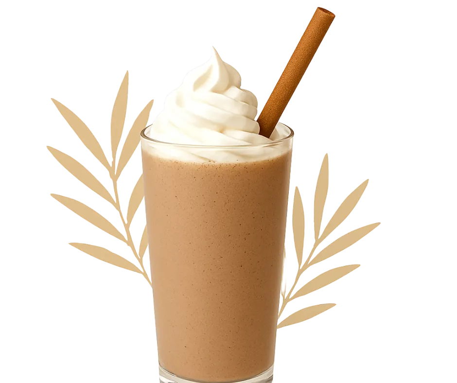 Edible straw in a cold drink
